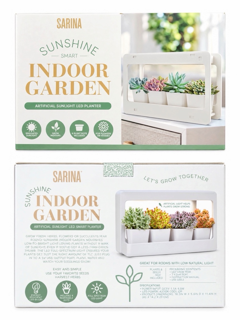 SARINA SUNSHINE SMART INDOOR GARDEN - PLEASE READ!